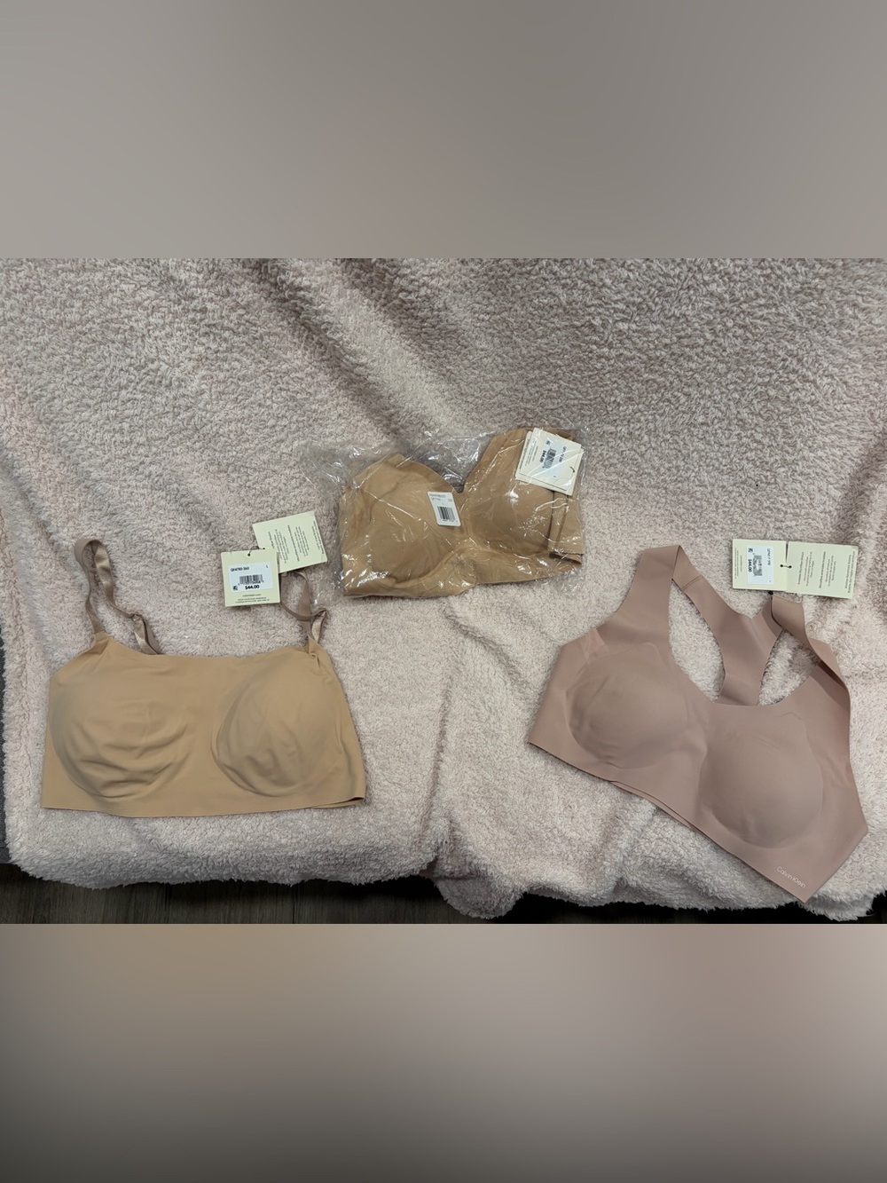 Nwt Calvin Klein bralette bundle size large